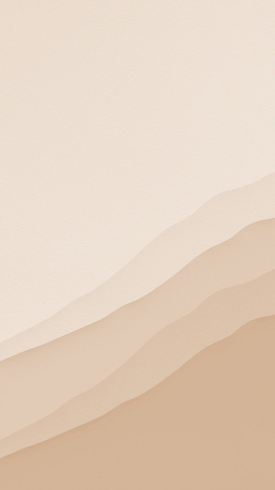 Minimalist Beige Sand Dunes Abstract Landscape with Soft Layered Waves HD phone wallpaper