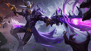 Clint Shadow Omen Skin from Mobile Legends: Bang Bang Fantasy Warrior Artwork HD wallpaper