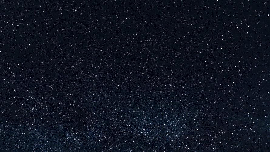 Deep Space Starfield with Milky Way Band Against Dark Night Sky HD wallpaper