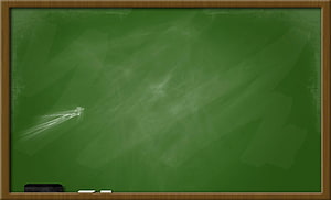 Classic Green Blackboard with Wooden Frame and Chalk Dust HD wallpaper