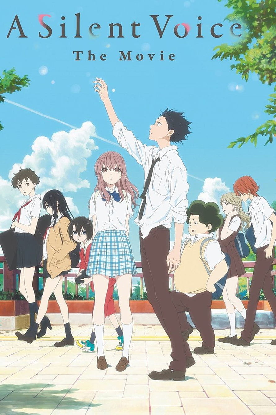 A Silent Voice The Movie Anime Poster Featuring Group of Students on a Sunny Day HD phone wallpaper