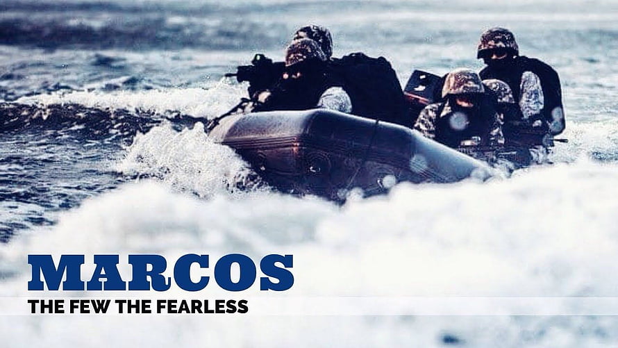 MARCOS Commandos in Action: Elite Special Forces in Rigid Inflatable Boat HD wallpaper