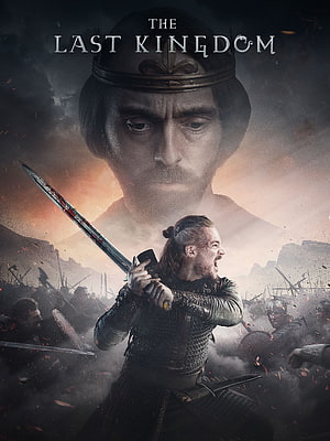 The Last Kingdom Viking Warrior Battle Scene with Sword and Shield HD phone wallpaper