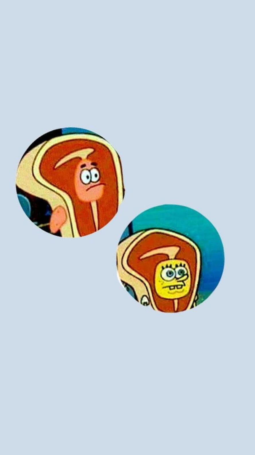 SpongeBob and Patrick Star Matching Cartoon Profile Pictures HD phone wallpaper