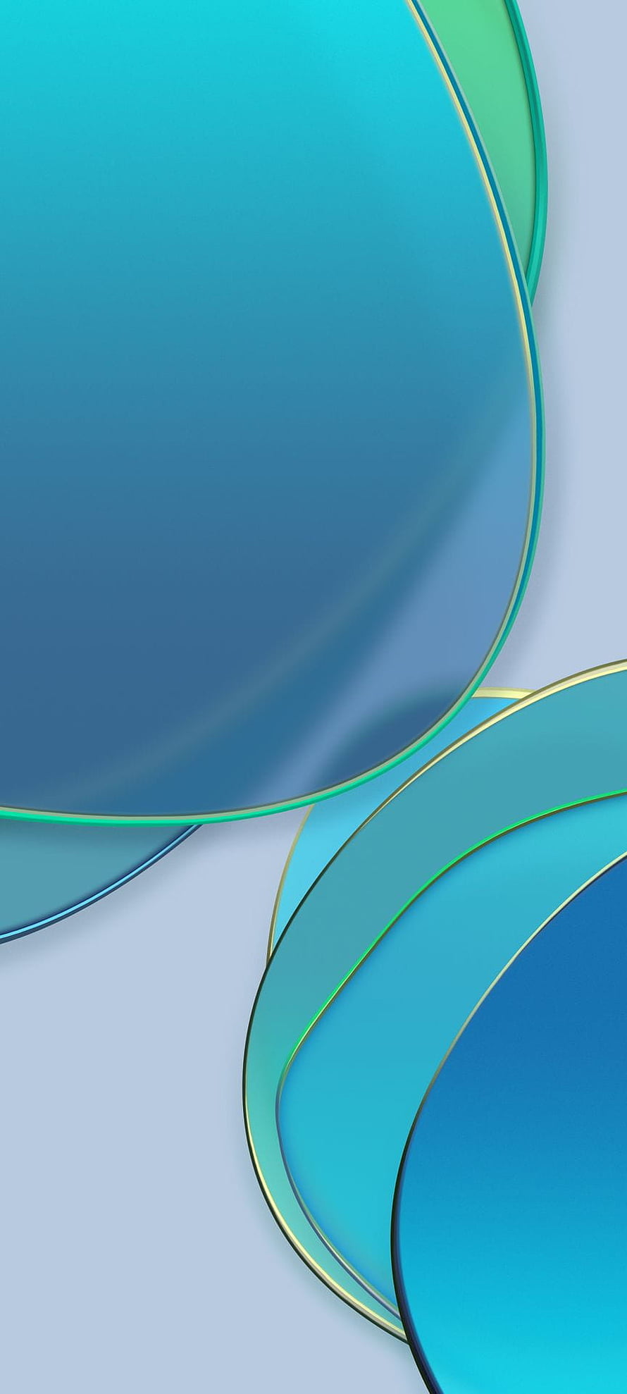 OnePlus 8T and 9 Official Abstract Blue and Teal Gradient Wallpaper HD phone wallpaper