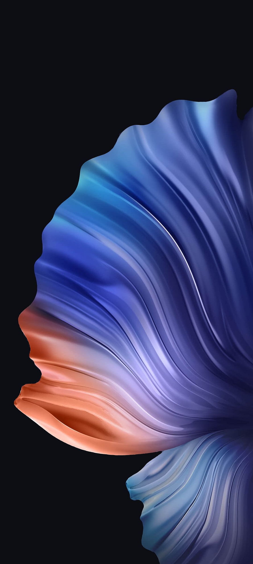 Samsung Galaxy S20 FE Abstract Flowing Silk Gradient Wallpaper HD phone wallpaper