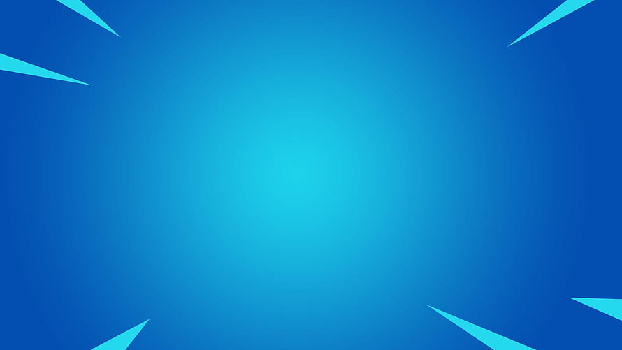 Blue Fortnite Background With Cyan Geometric Accents HD wallpaper