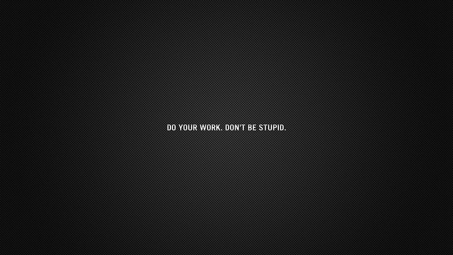 Minimalist Dark Text Quote on Carbon Fiber Background HD wallpaper