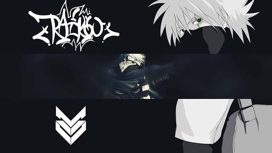 Raikou Anime Character Banner with Graffiti Logo and Dark Aesthetic HD wallpaper