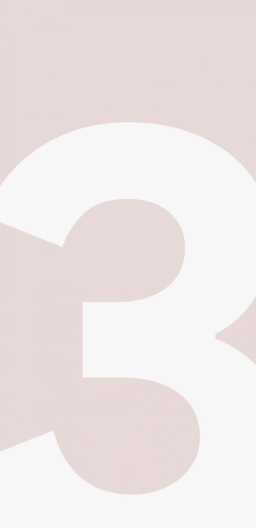 Minimalist Google Pixel 3 Launch Event Graphic with Soft Blush and White Geometric Shapes HD phone wallpaper