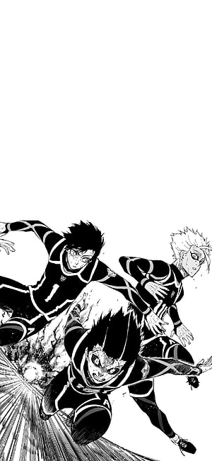 Blue Lock Manga Panel: Intense Soccer Sprint and Dynamic Action Scene HD phone wallpaper