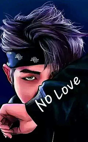 Anime Boy With Headband And Intense Expression In Dark Blue Lighting HD phone wallpaper