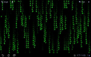 Green Matrix Digital Rain Code Rain on Black Background HD wallpaper