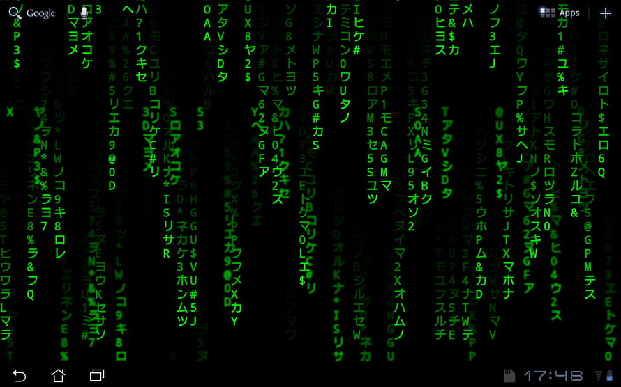 Green Matrix Digital Rain Code Rain on Black Background HD wallpaper