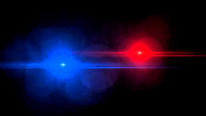 Abstract Blue and Red Light Flare on Black Background HD wallpaper