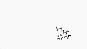 Minimalist Handwritten Quote on White Background for Desktop HD wallpaper