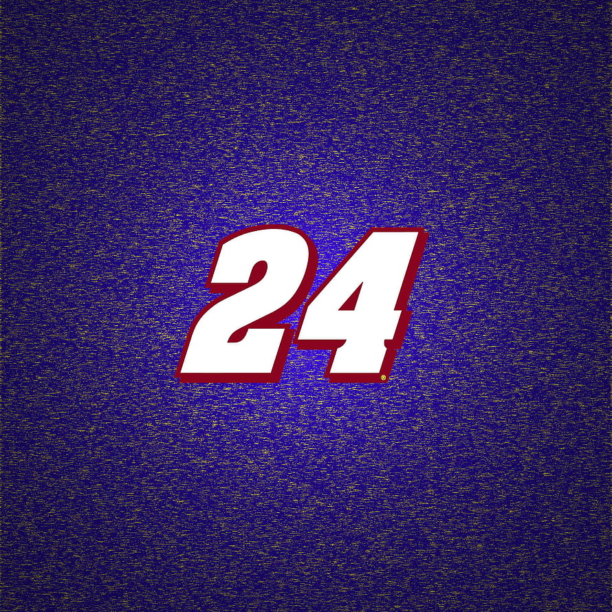 Bold Number 24 in White and Red on a Textured Deep Blue Background HD phone wallpaper