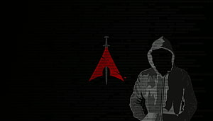 BlackArch Linux Terminal Interface with Binary Code Background and Red Accent HD wallpaper