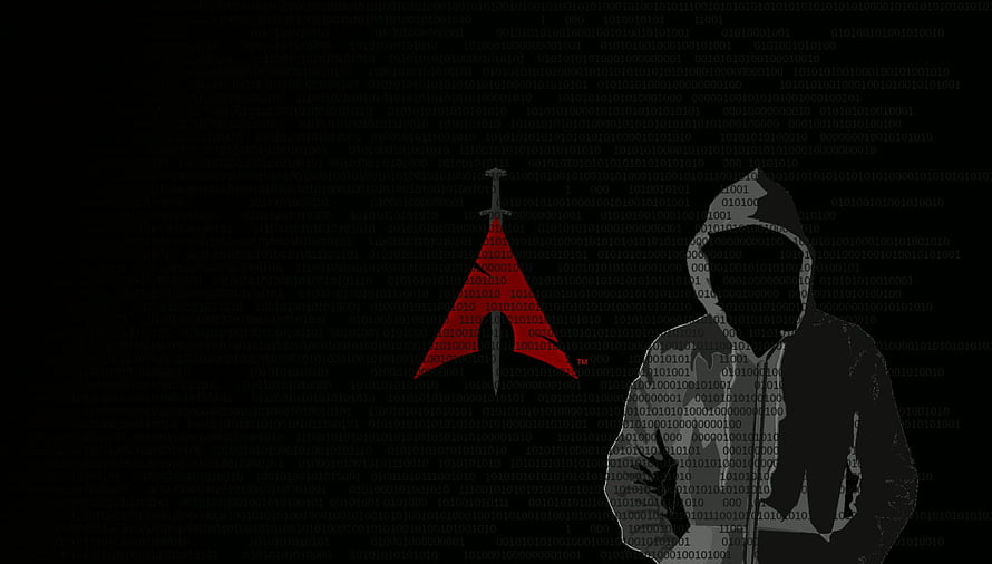 BlackArch Linux Terminal Interface with Binary Code Background and Red Accent HD wallpaper