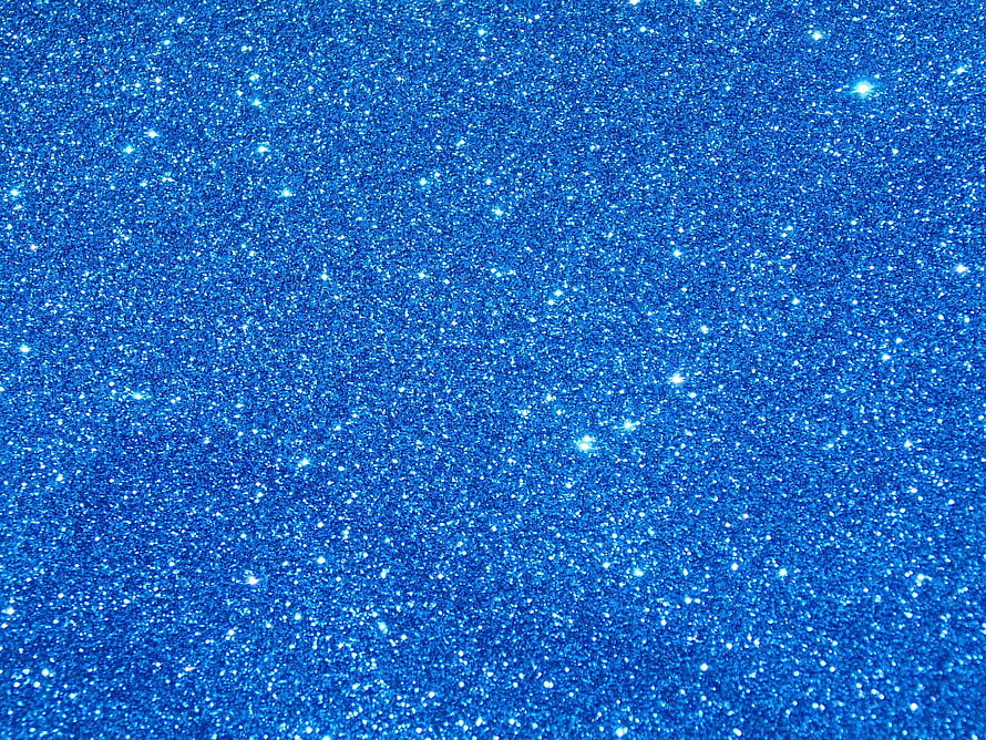 Vibrant Blue Glitter Texture with Sparkling White Highlights and Deep Blue Background HD wallpaper