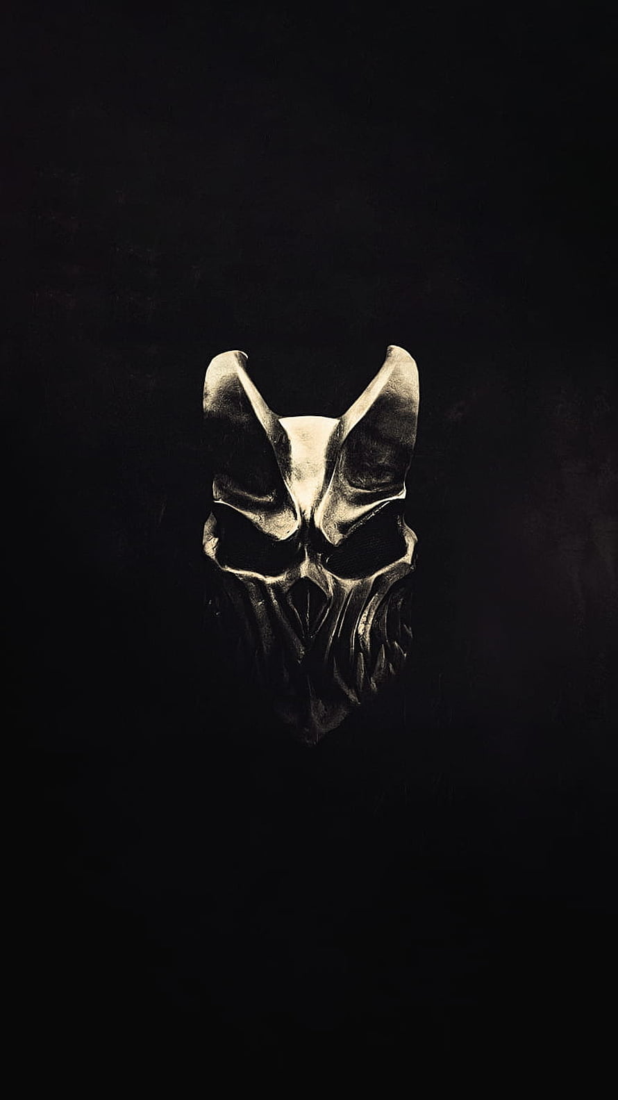 Slaughter To Prevail Skull Mask on Black Background HD phone wallpaper