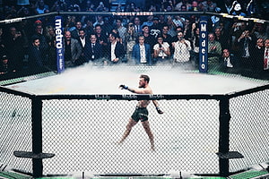 Conor McGregor UFC 229 Walkout at T-Mobile Arena in Smoke HD wallpaper