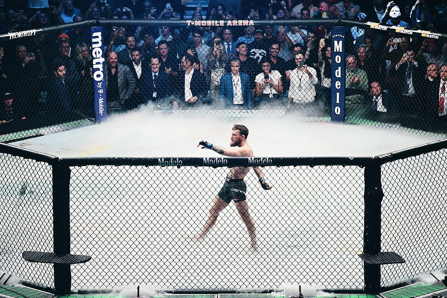 Conor McGregor UFC 229 Walkout at T-Mobile Arena in Smoke HD wallpaper