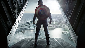 Captain America The Winter Soldier Airplane Cargo Bay Scene HD wallpaper