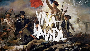 Coldplay Viva La Vida Album Art Featuring Liberty Leading the People Painting HD wallpaper