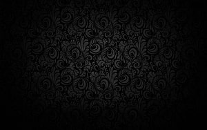 Dark Baroque Floral Pattern with Ornate Swirls and Elegant Vintage Motifs HD wallpaper