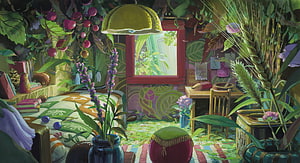 Cozy Overgrown Room Interior From The Secret World of Arrietty HD wallpaper