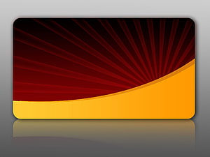 Abstract Red and Gold Radial Burst Business Card Design Template HD wallpaper