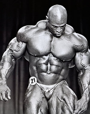 Ronnie Coleman Bodybuilding Pose Black and White Portrait, ronnie coleman bodybuilding, #Ronnie Coleman HD phone wallpaper