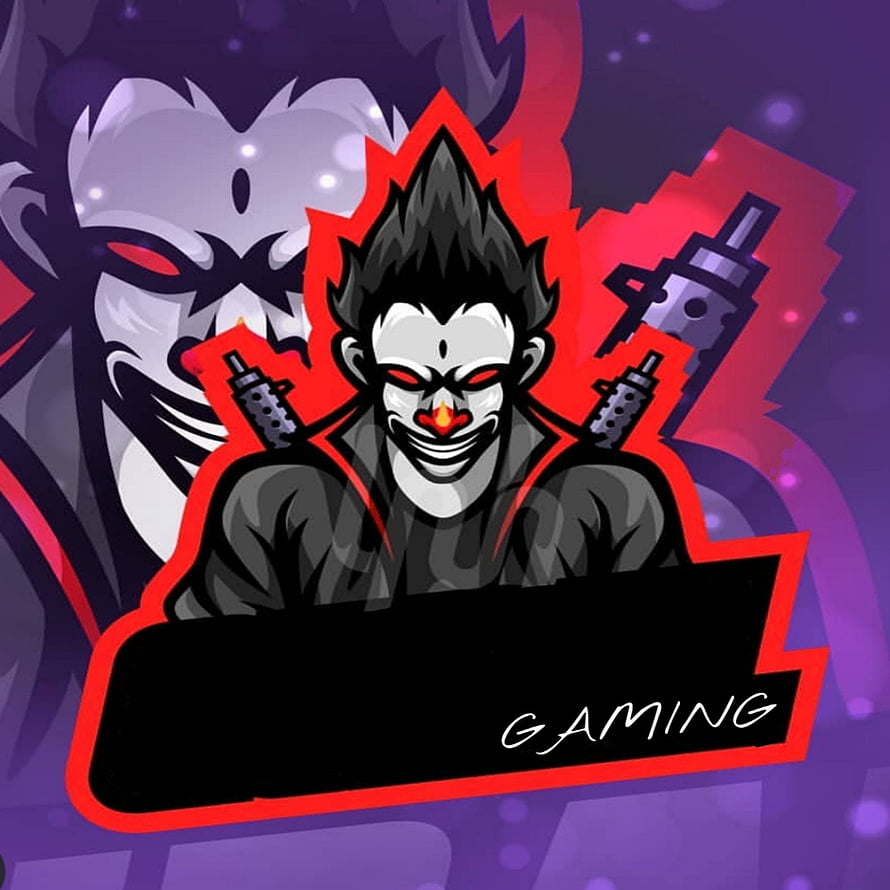 Fire Gaming Esports Team Logo with Masked Character and Firearms HD phone wallpaper