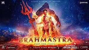 Brahmastra Part One Shiva Movie Poster Featuring Ranbir Kapoor With Trishul HD wallpaper