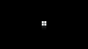 Windows 10 Logo Minimalist Black Background Desktop Wallpaper HD wallpaper
