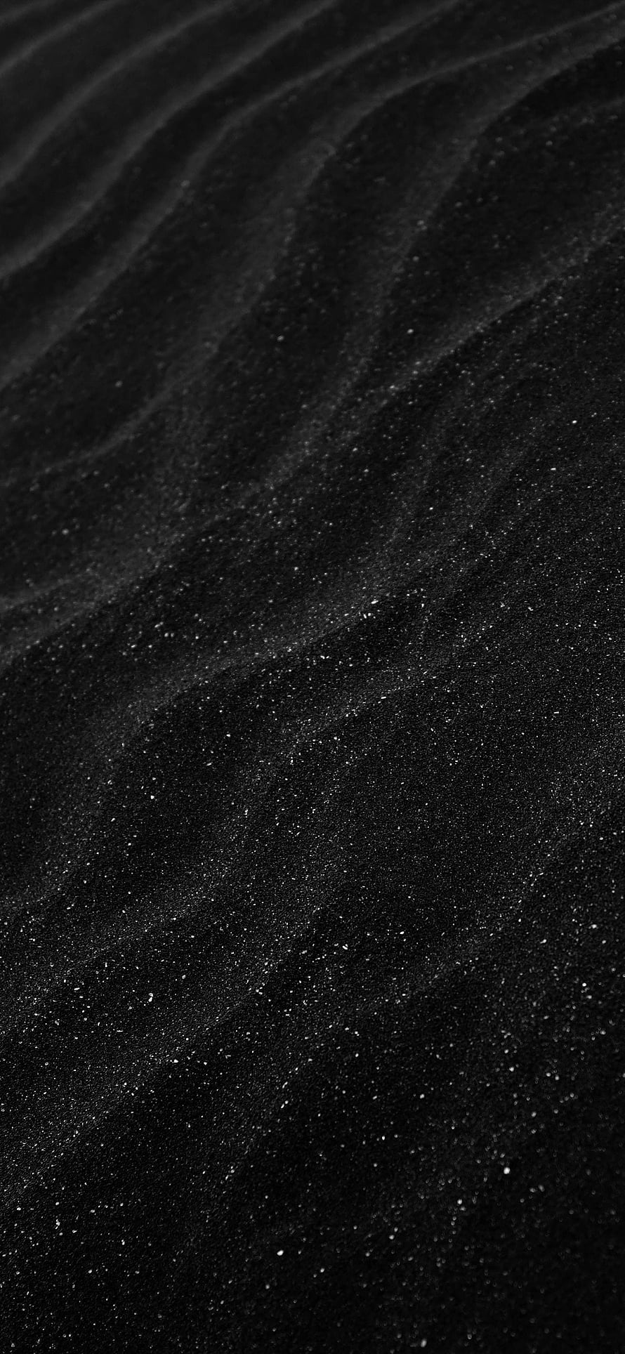 Dark Black Sand Texture with Fine Grain and Flowing Ripples HD phone wallpaper