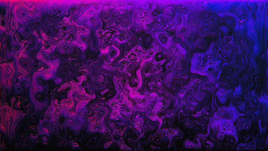 Vibrant Purple and Blue Swirling Abstract Fluid Art Pattern HD wallpaper