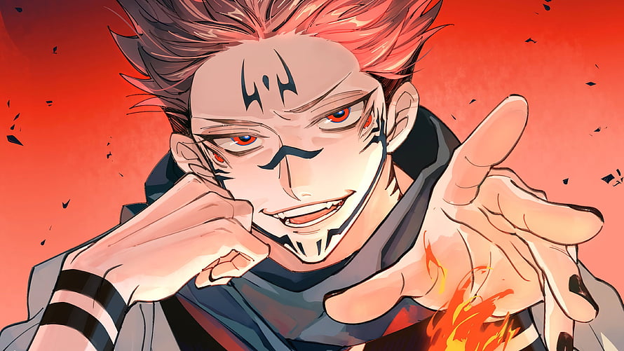 Jujutsu Kaisen Yuji Itadori Cursed Energy Portrait Anime Illustration HD wallpaper