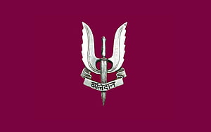 Parachute Regiment Para Special Forces Balidan Badge Emblem on Maroon Background HD wallpaper
