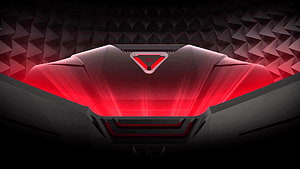 Acer Nitro 5 Gaming Laptop Front View with Red LED Lighting and Triangular Logo HD wallpaper