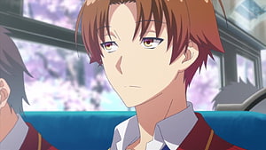 Ayanokouji Kiyotaka Anime Character Portrait in School Uniform HD wallpaper