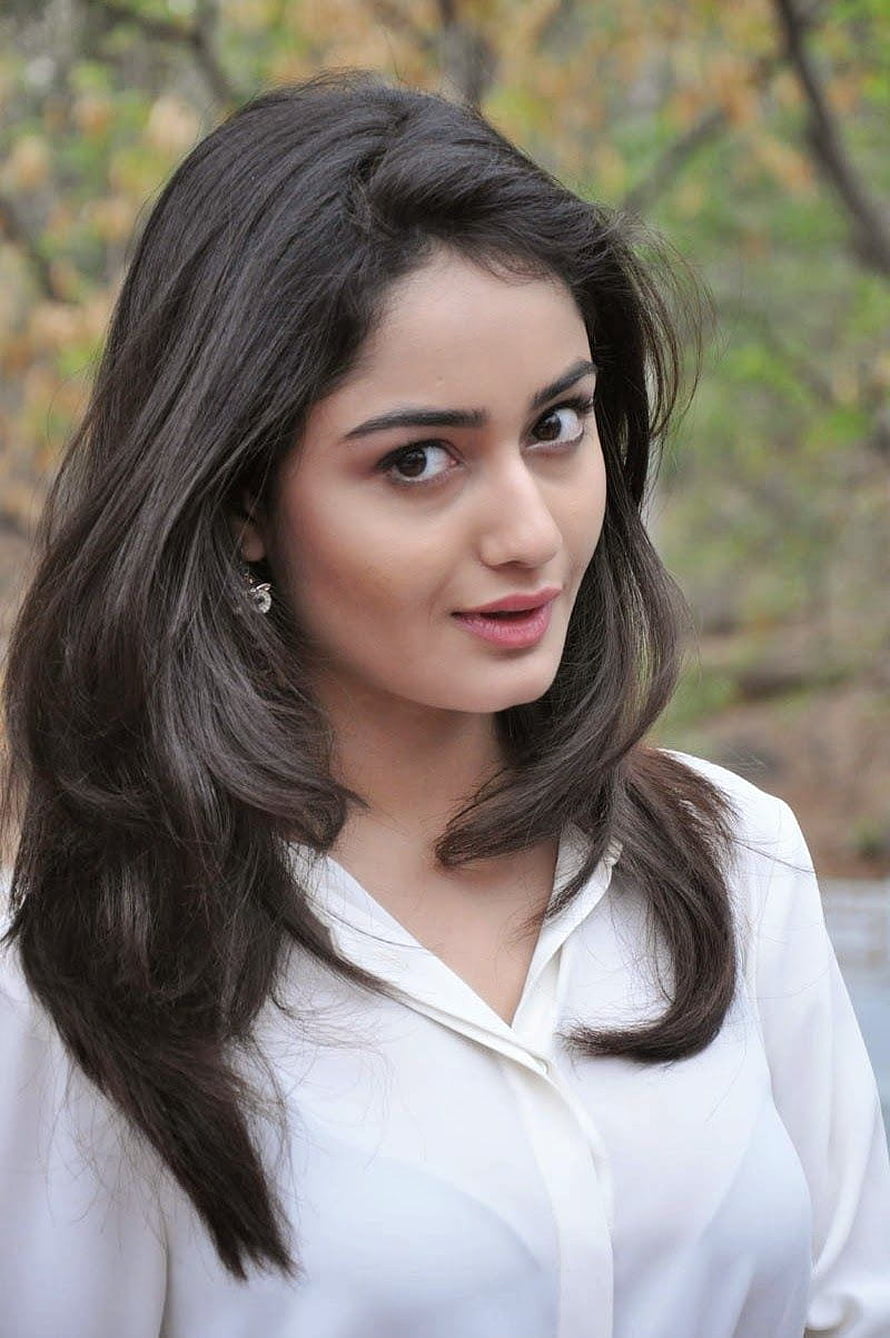 Tridha Choudhury Portrait in White Shirt with Natural Outdoor Background HD phone wallpaper