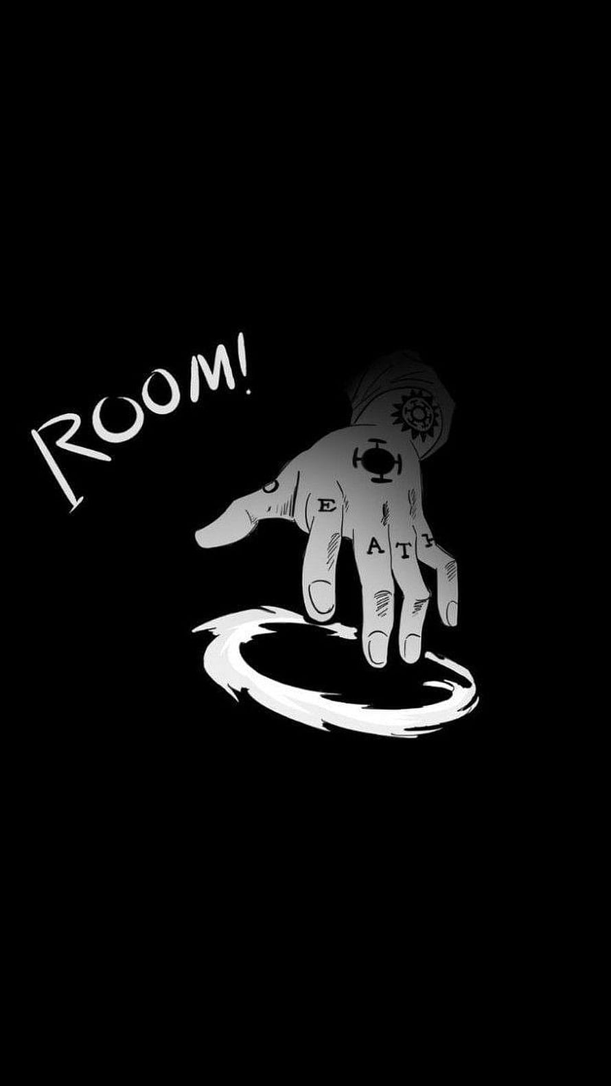 Trafalgar Law Room Ability Illustration from One Piece HD phone wallpaper