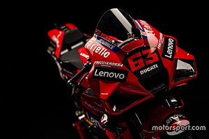 Ducati Lenovo Team MotoGP 2021 Racing Motorcycle with Number 63 HD wallpaper