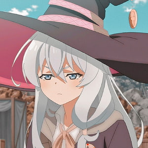 Elaina from The Witch's Garden Anime Character Portrait HD phone wallpaper