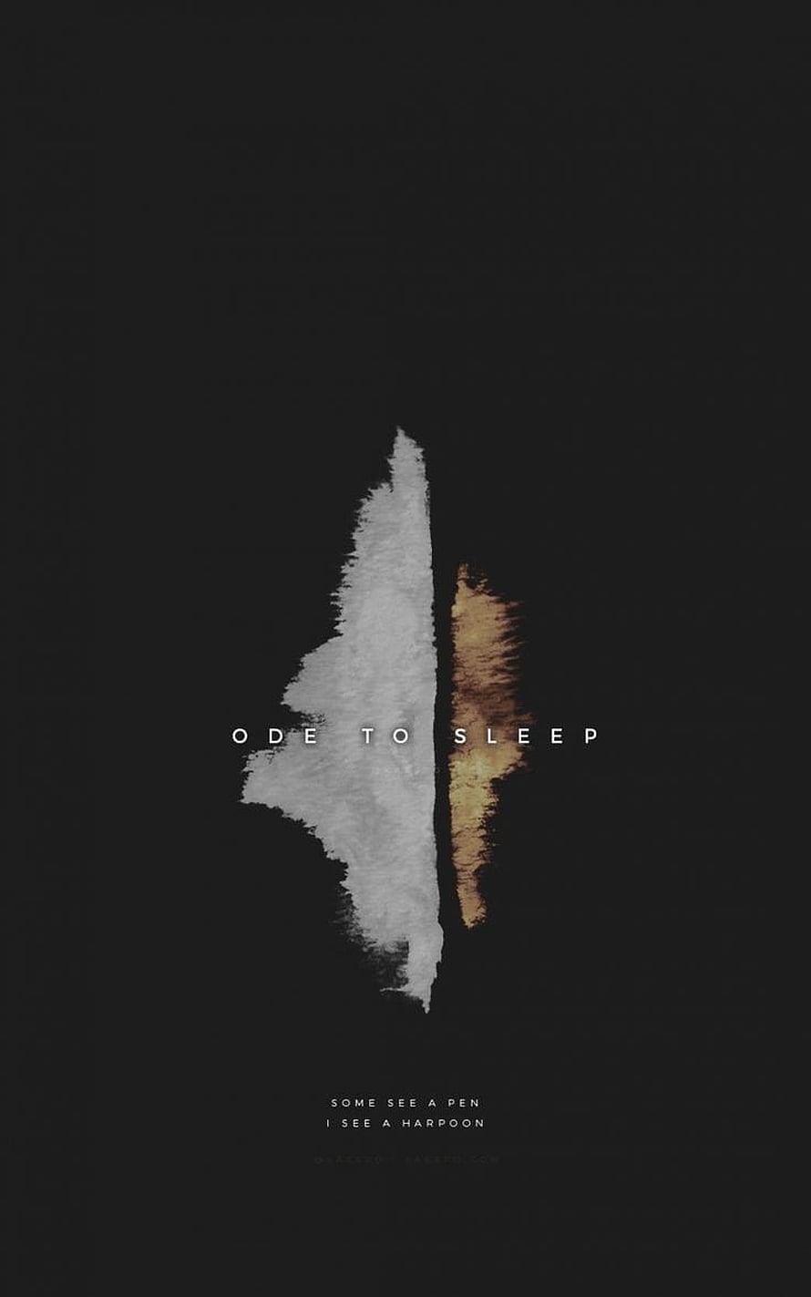 Dark Glitch Art Aesthetic Wallpaper with Abstract White and Orange Vertical Elements HD phone wallpaper