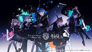 Project Sekai Colorful Stage feat. Hatsune Miku Vivid BAD SQUAD and RAD WIXX anime character group art HD wallpaper