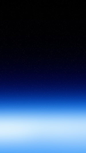 Minimalist Night Sky Gradient with Faint Stars and Soft Blue Horizon Glow HD phone wallpaper