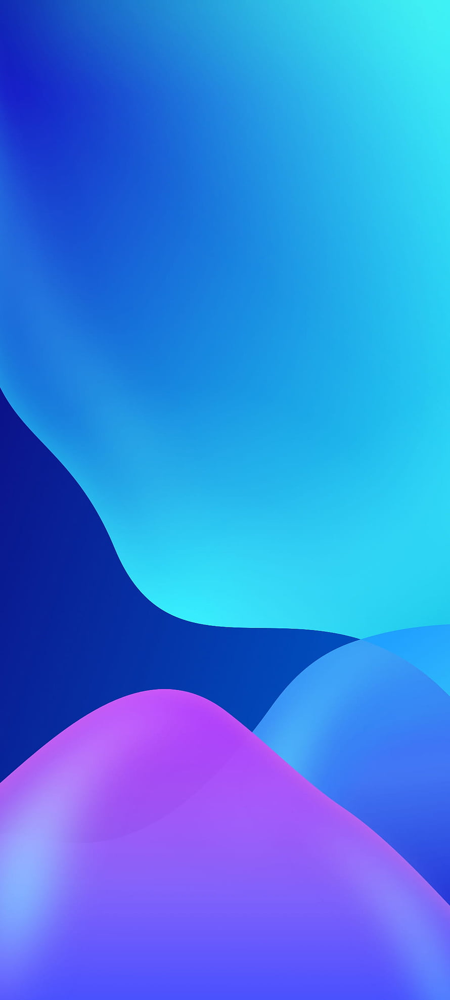 Realme 9i Stock Abstract Gradient Wallpaper with Smooth Blue and Purple Waves HD phone wallpaper
